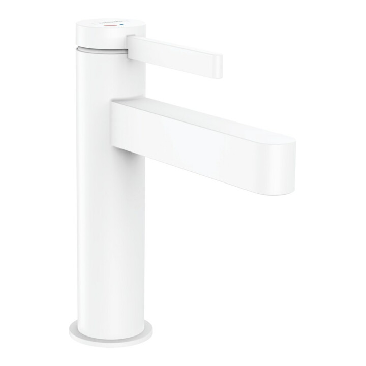 hansgrohe WT-eengreepsmengkraan Finoris CoolSt uitloop 139 mm mat wit