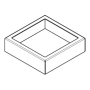 hansgrohe XtraStoris Couvercle 12x12x22 pour poubelle-1
