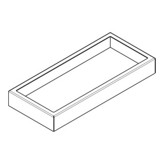 hansgrohe XtraStoris Couvercle 15x30x14 pour poubelle