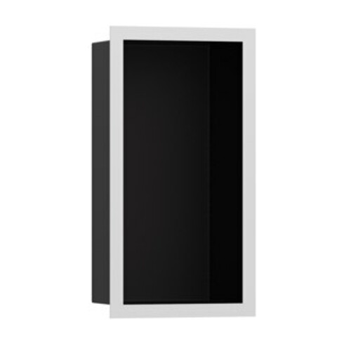 hansgrohe XtraStoris indiv. Wandnische 150x300x100mm, m Designr, matt-sw, m.-we