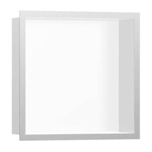 hansgrohe XtraStoris indiv. Wandnische 300x300x100mm, m Designr, m.-we, ES opt