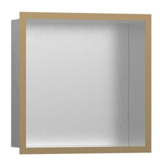 hansgrohe XtraStoris indiv. Wandnische 300x300x100mm, m Rahmen, ES ge, b bron