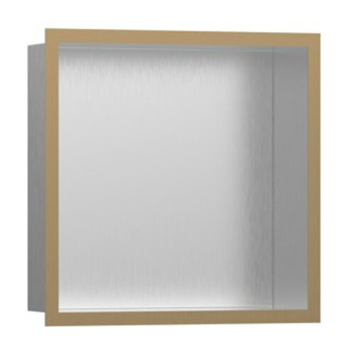 hansgrohe XtraStoris indiv. Wandnische 300x300x100mm, m Rahmen, ES ge, b bron