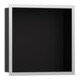 hansgrohe XtraStoris indiv. Wandnische 300x300x100mm, m Rahmen, matt-sw, ES opt-1