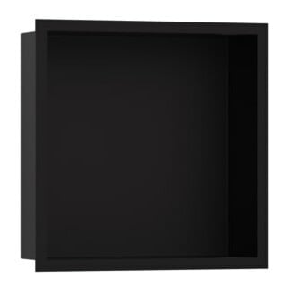 hansgrohe XtraStoris indiv. Wandnische 300x300x100mm, m Rahmen, ms, matt-sw