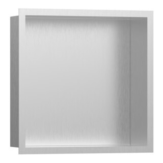 hansgrohe XtraStoris niche murale indiv. 300x300x100 mm, avec cadre, ES courb., ES opt