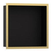 hansgrohe XtraStoris niche murale indiv. 300x300x100 mm, avec cadre, ms, po gol opt