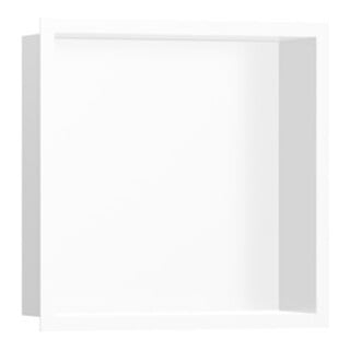 hansgrohe XtraStoris niche murale indiv. 300x300x100 mm, avec design, blanc mat