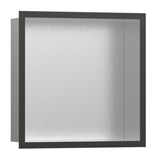 hansgrohe XtraStoris niche murale indiv. 300x300x100mm, avec cadre, bleu