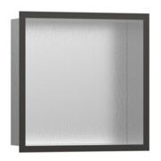 hansgrohe XtraStoris niche murale indiv. 300x300x100mm, avec cadre, bleu