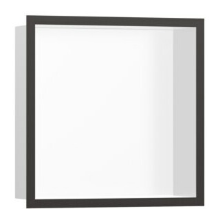 hansgrohe XtraStoris niche murale indiv. 300x300x100mm, avec cadre, mw, bleu b vc