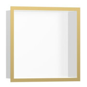 hansgrohe XtraStoris niche murale indiv. 300x300x100mm, avec cadre, mw, po gol opt
