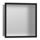 hansgrohe XtraStoris niche murale individuelle 300x300x100mm, avec cadre, ES ge, noir mat-1