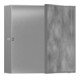 hansgrohe XtraStoris Niche murale Rock 300x300x100mm, avec trou, ES Optic-1