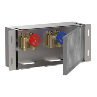 hansgrohe XtraStoris Niche murale Safe 150x300x100mm, avec robinetterie, sans plaque de vidage, ES
