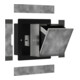 hansgrohe XtraStoris Rock EB-Abfalleimer 300x300x100mm, m befl. Tür, mattschwarz-3