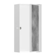 hansgrohe XtraStoris Rock Wandnische 150x300x100mm, m befl. Tür, mattweiß