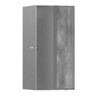 hansgrohe XtraStoris Rock Wandnische 150x300x140mm, m befl. T., ES Optic