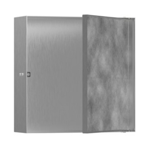 hansgrohe XtraStoris Rock Wandnische 300x300x100mm, m befl. T., ES Optic