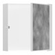 hansgrohe XtraStoris Rock Wandnische 300x300x100mm, m befl. Tür, mattweiß-1