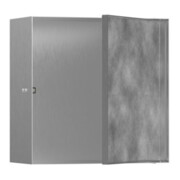 hansgrohe XtraStoris Rock Wandnische 300x300x140mm, m befl. T., ES Optic