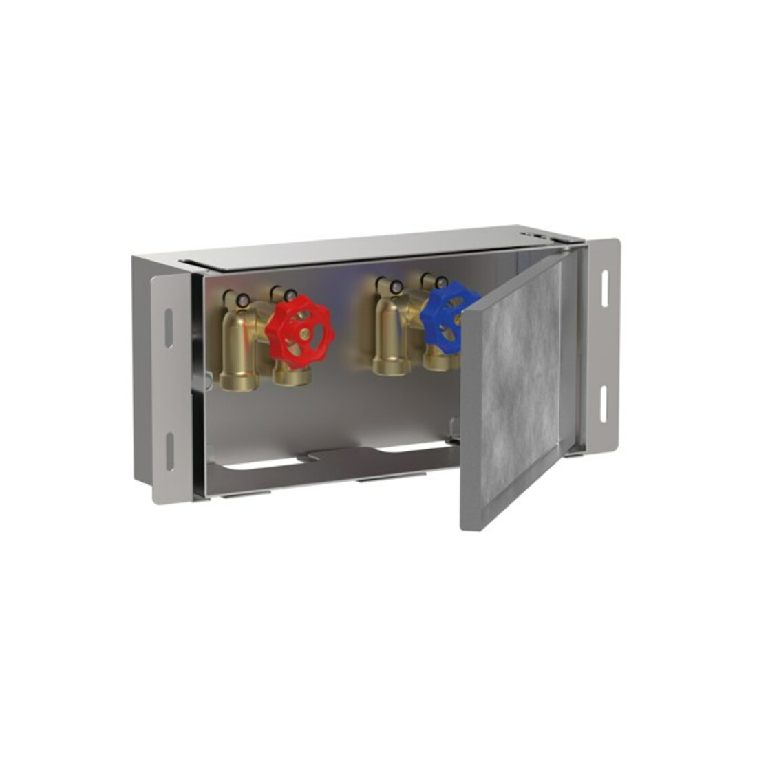 hansgrohe XtraStoris Safe Wandnische 150x300x100mm, m fl. T, i. Absp-vtl, ES
