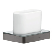 hansgrohe Zahnglas Axor universal Glas, Wandmontage, brushed black chrome