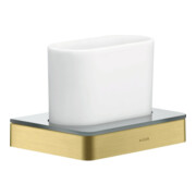 hansgrohe Zahnglas Axor universal Glas, Wandmontage, brushed brass