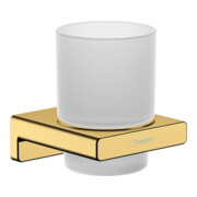 hansgrohe Zahnputzbecher AddStoris m Gl., Wandmont., Met., pol. gold optic