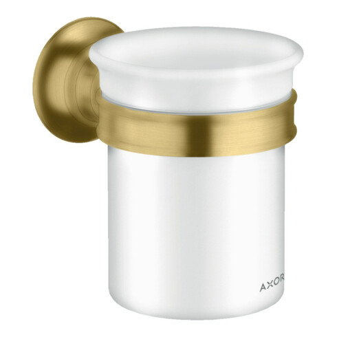 hansgrohe Zahnputzbecher Axor Montreux Gl., Ha. Met., Wandmont., brush. gol opt
