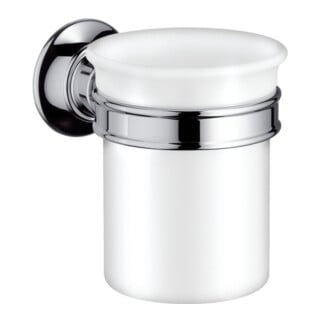 hansgrohe Zahnputzbecher Axor Montreux Gl., Ha. Met., Wandmont., brushed nickel