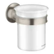 hansgrohe Zahnputzbecher Axor Montreux Gl., Ha. Met., Wandmont., Edelstahl-Optik
