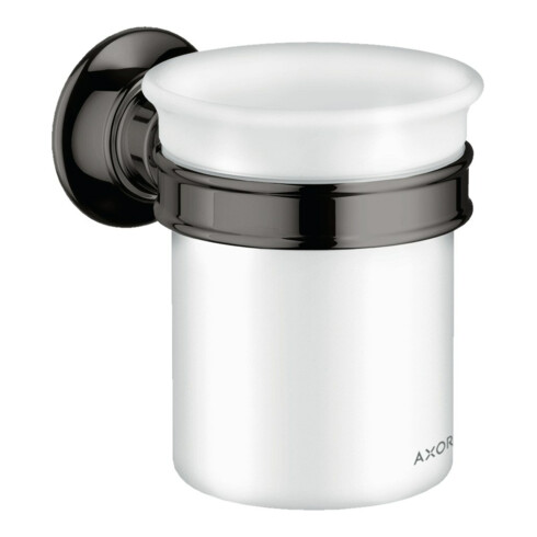 hansgrohe Zahnputzbecher Axor Montreux Gl., Ha. Met., Wandmont., pol. bla vc