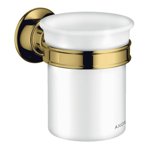 hansgrohe Zahnputzbecher Axor Montreux Gl., Ha. Met., Wandmont., pol. gol optic