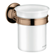 hansgrohe Zahnputzbecher Axor Montreux Gl., Ha. Met., Wandmont., pol. red gold