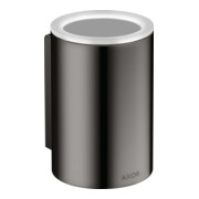 hansgrohe Zahnputzbecher Axor Universal Circular d 76x114mm, Wandmont., pol. black chrome
