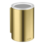 hansgrohe Zahnputzbecher Axor Universal Circular d= 76x114mm, Wandmontage, brushed brass