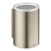 hansgrohe Zahnputzbecher Axor Universal Circular d= 76x114mm, Wandmontage, brushed nickel