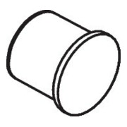 hansgrohe Zugknopf Axor Starck für Wannenmischer Unterputz chrom