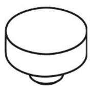 hansgrohe Zugknopf Axor Terrano 4-Loch Armatur chrom