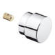 hansgrohe Zugknopf komplett Axor Uno Umsteller chrom-1