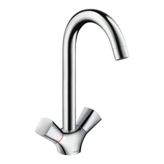 hansgrohe Zwei-Griff-Spültischarmatur 220 Logis M31 1jet, chrom