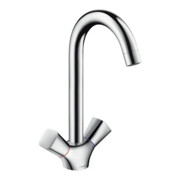 hansgrohe Zwei-Griff-Spültischarmatur 220 Logis M31 1jet, chrom-1