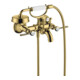 hansgrohe Zwei-Griff-Spültischarmatur Axor Montreux AP, A 224mm, m Hebelgr., pol. gol opt-1