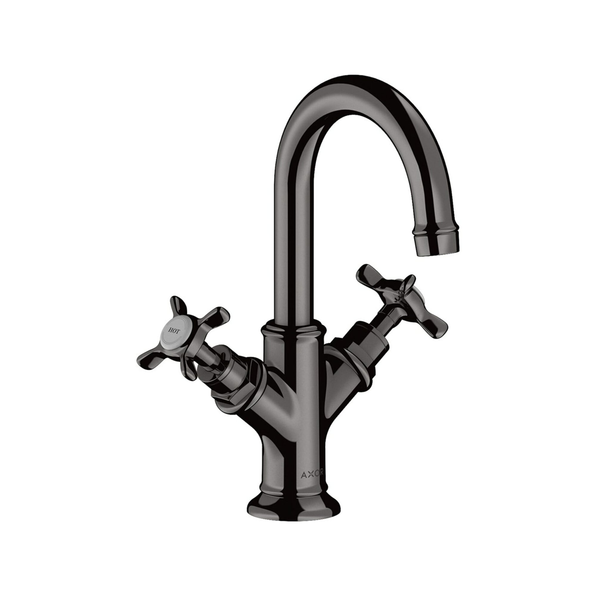 hansgrohe Zwei-Griff-Waschtischarmatur 160 Axor Montreux m KrG, ZugstAblGar, f HWB, pol. bla vc
