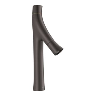 hansgrohe Zwei-Griff-Waschtischarmatur 170 Axor Starck Organic A 116mm, unver Abl.garn, brush. bla vc