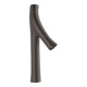 hansgrohe Zwei-Griff-Waschtischarmatur 170 Axor Starck Organic A 116mm, unver Abl.garn, brush. bla vc-1
