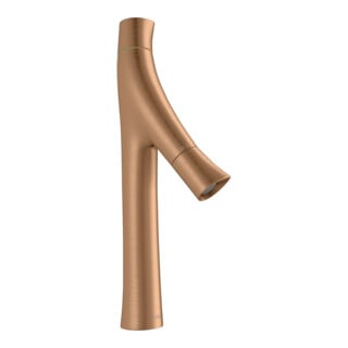 hansgrohe Zwei-Griff-Waschtischarmatur 170 Axor Starck Organic A 116mm, unver Abl.garn, brush. bron