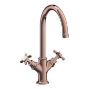 hansgrohe Zwei-Griff-Waschtischarmatur 210 Axor Montreux A 175mm, m KrG, m ZugstAblGar, po r gol