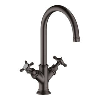 hansgrohe Zwei-Griff-Waschtischarmatur 210 Axor Montreux A 175mm, m KrG, unver Abl., b bla vc